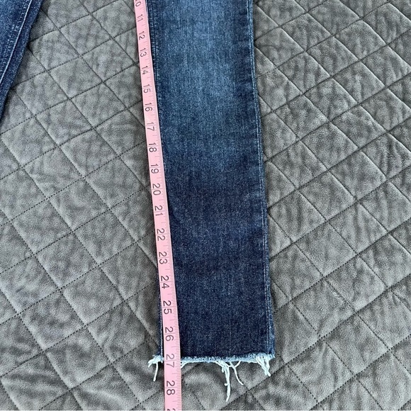 Rag & Bone Jeans Size 24 Ankle Skinny Dark Wash Raw Hem Women DD - Picture 8 of 8